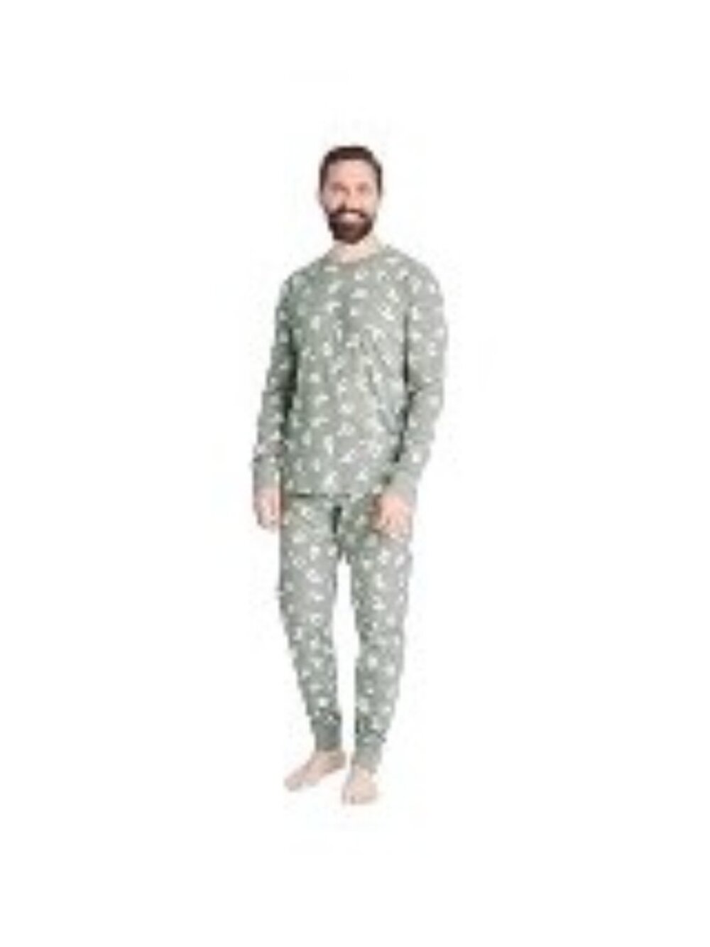 Men's Ghost Print Pajama Set